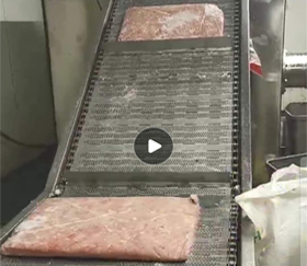 凍肉絞肉機搭配提升上料機使用